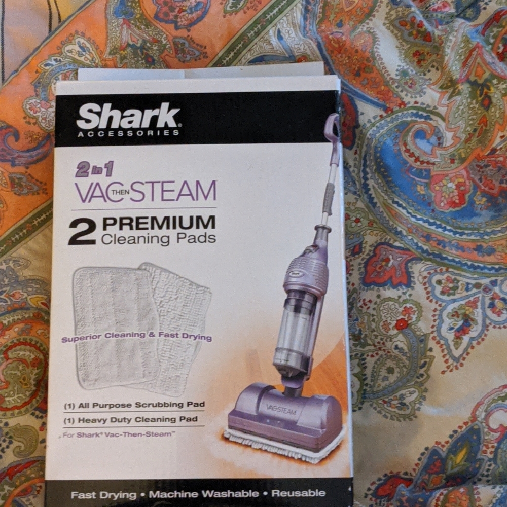Shark 2 in 1 Vac Then Steam Cleaning Pads
